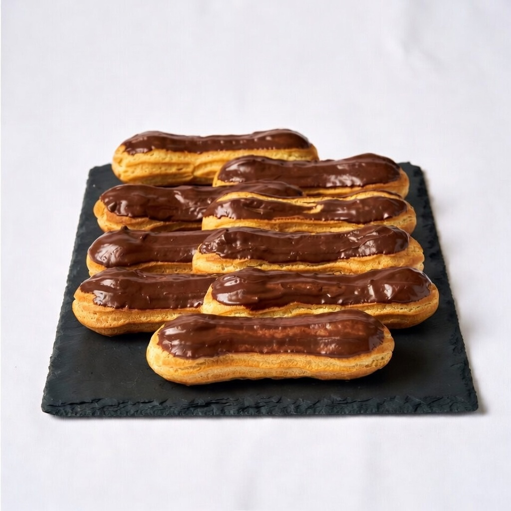 10 Éclairs au chocolat