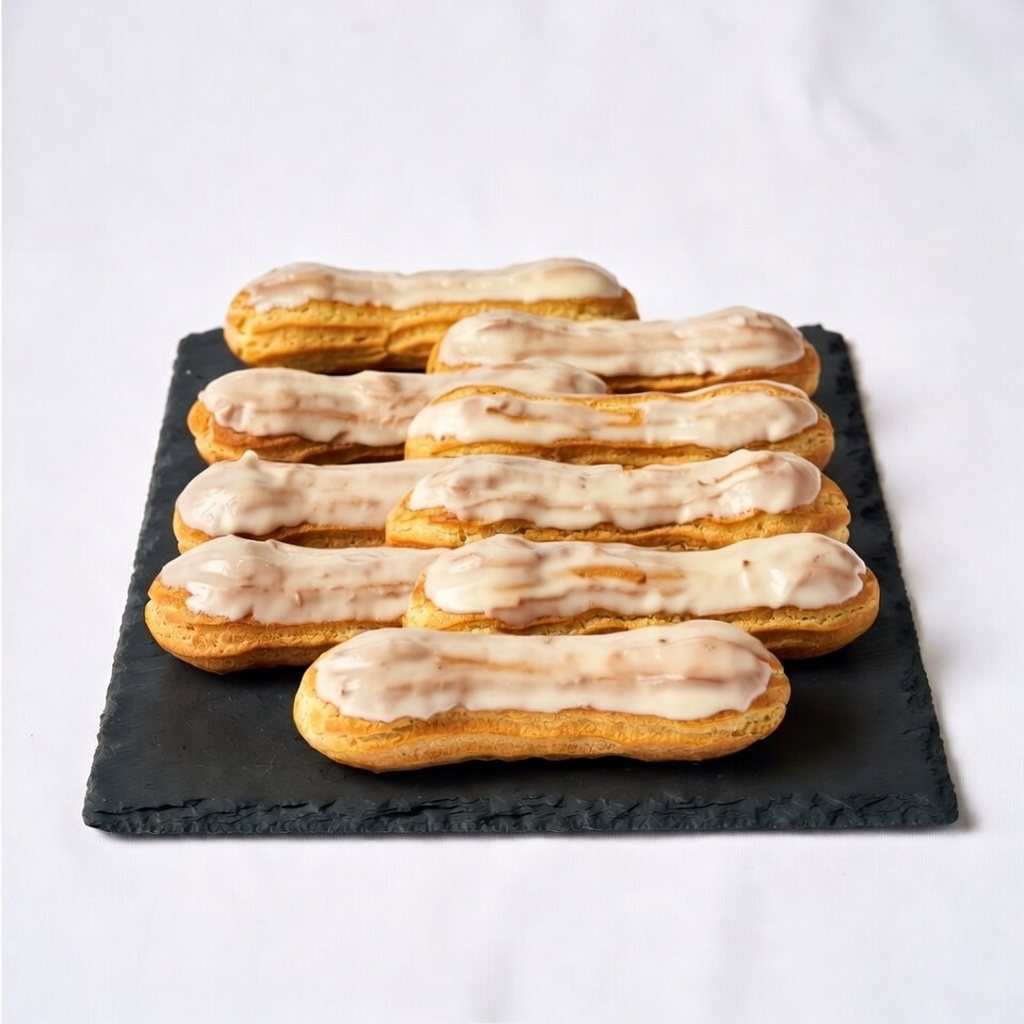 10 Éclairs à la vanille
