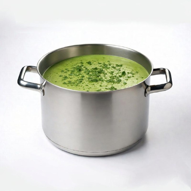 Velouté de petits pois & menthe